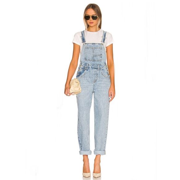 Good American Pants - Good American Good ‘90s Overall Jumpsuit Size 10